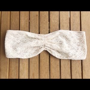 Cream Lace Bandeau